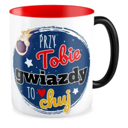 Kubek magiczny MIŁOSNY Przy Tobie gwiazdy to ch*j